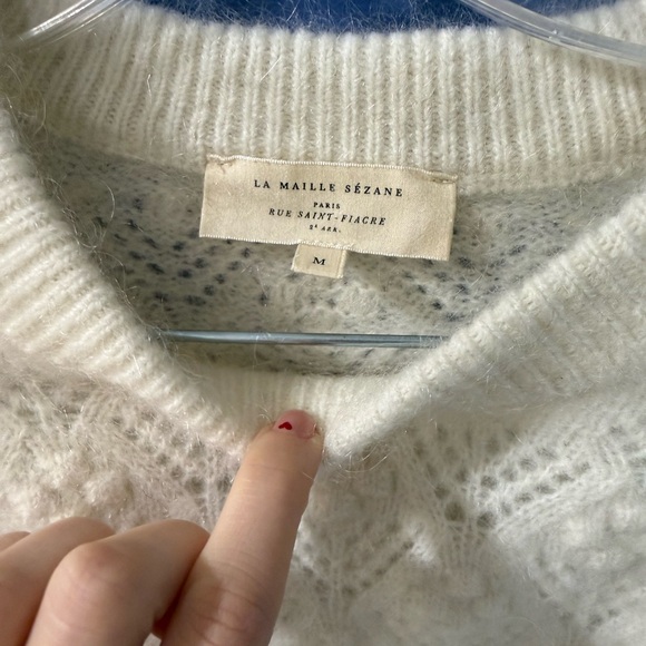 Sezane Cream Sweater - Picture 4 of 4